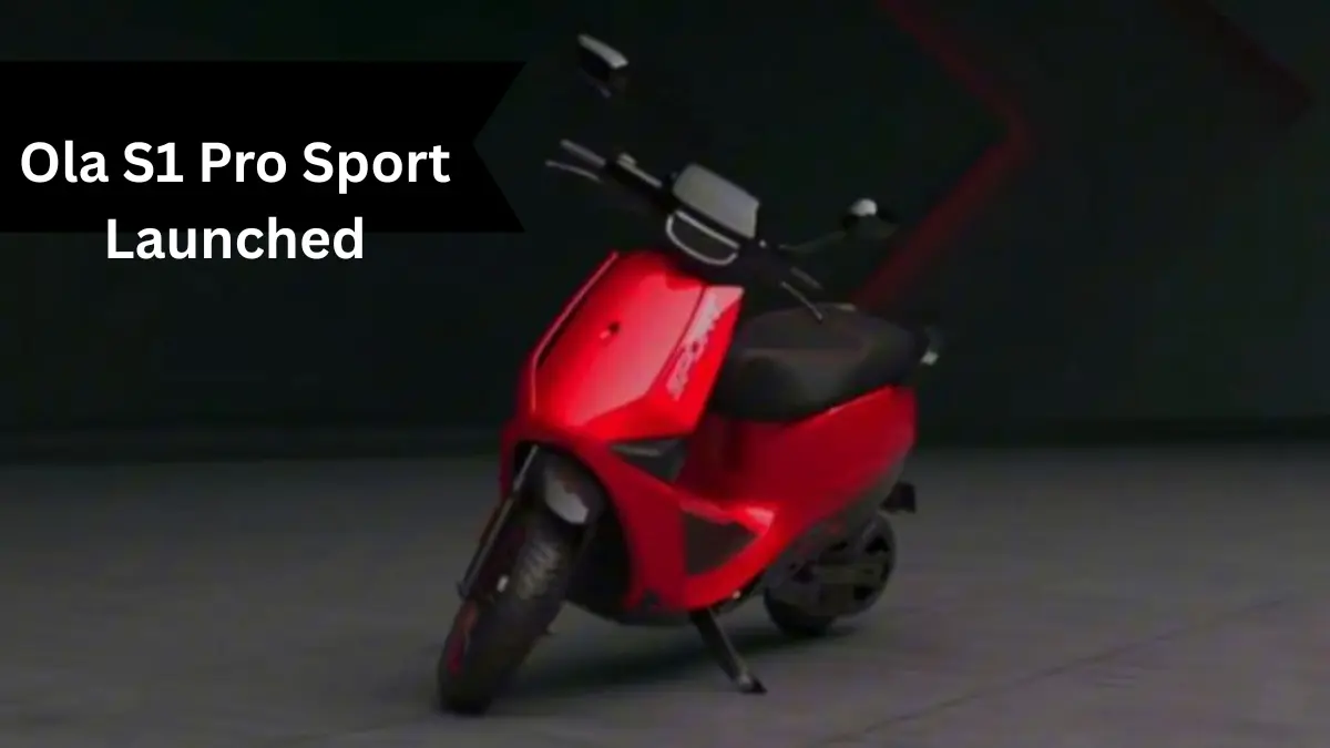 Ola S1 Pro Sport Launched
