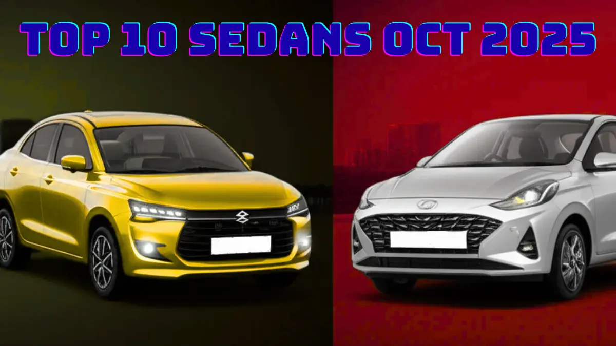 Top 10 Sedans Oct 2025